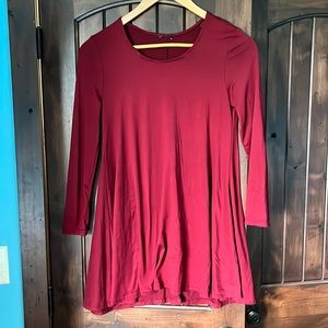 Maroon Rue 21 Dress